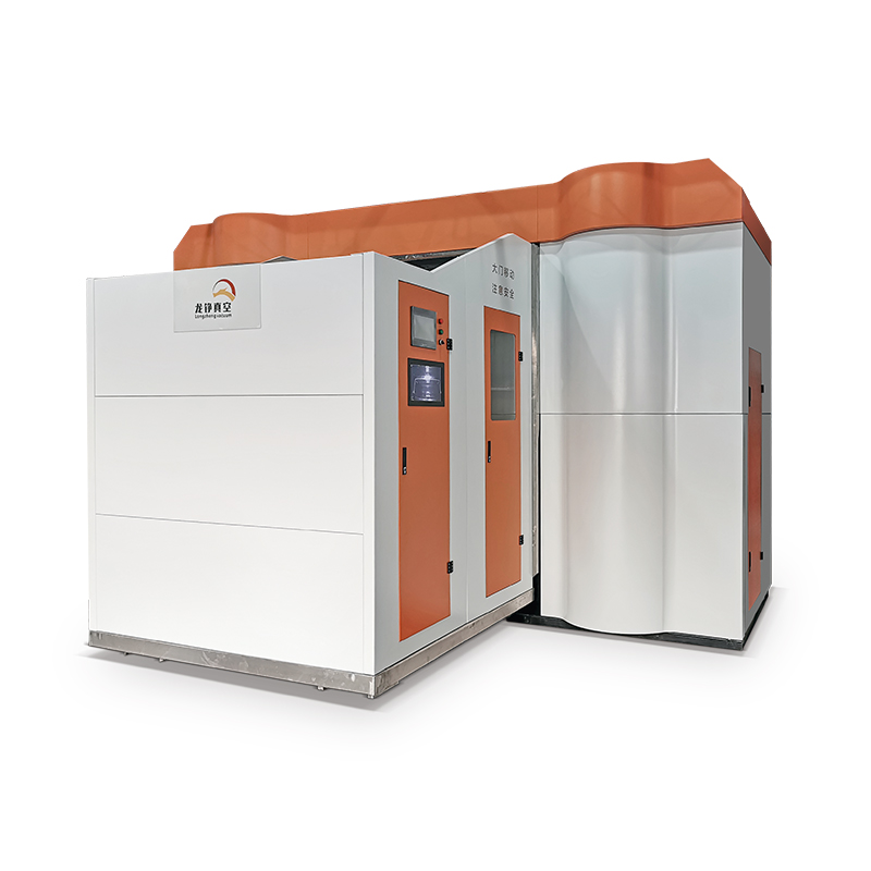 Flexibile materiales fibra curvis vacuum coating apparatu